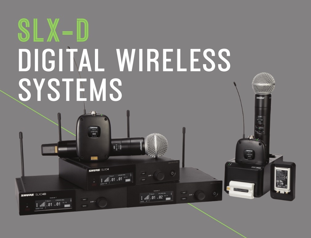 Shure introduces SLX-D Digital Wireless System | AVC Group