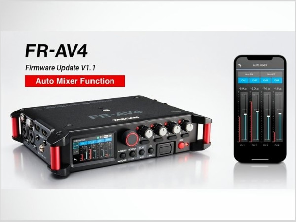 tascam pic frav4 automixer news