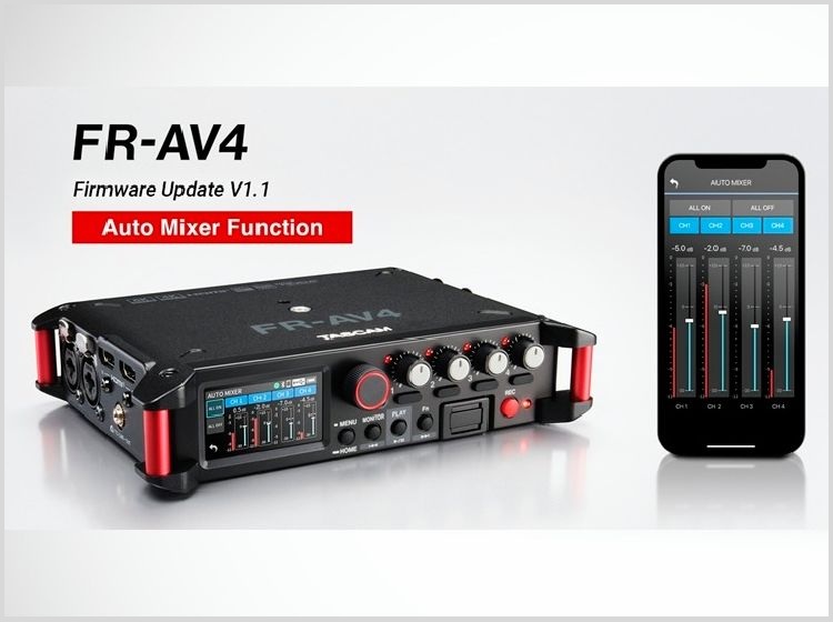 tascam pic frav4 automixer news