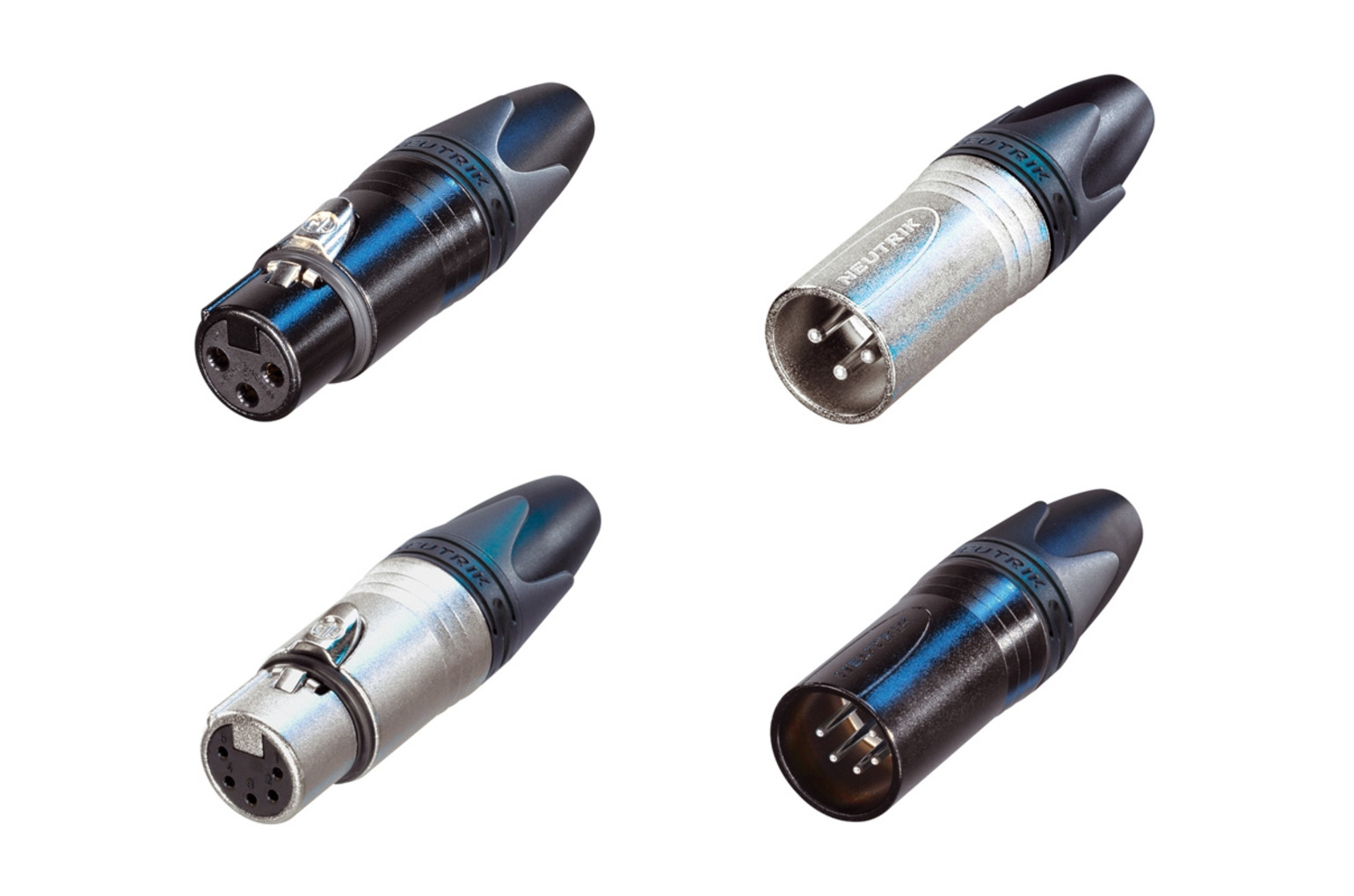 NEUTRIK XLR Connectors Professional Cable and Chassis Connectors