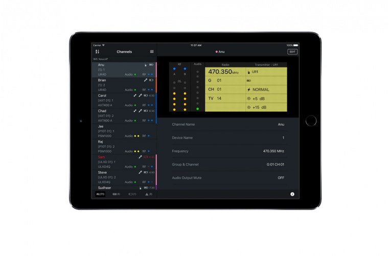 shure pic shureplus channels 2